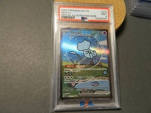 Pokemon 2024 Shiny Mew ex 232/091 Ilustración Especial Raro Paldean Fates PSA 9 - Imagen 1 de 4