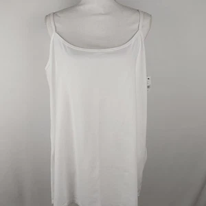 Lane Bryant Women's Classic Cami Tank Top Layering Cotton Plus 18/20 White - Picture 1 of 14