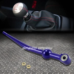 FOR EK EG DB DC BLUE BILLET ALUMINUM SINGLE BEND MT RACING SHORT THROW SHIFTER - Bild 1 von 4