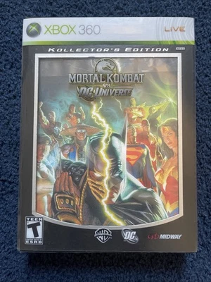 Mortal Kombat vs. DC Universe Kollector's Edition (Microsoft Xbox 360, 2008) CIB - Image 1 of 4