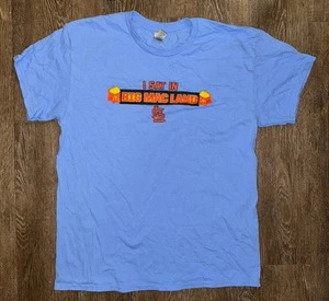 “I sat in Big Mac Land” Tee St. Louis Cardinals Baseball Mark McGwire Mens Large - Picture 1 of 4
