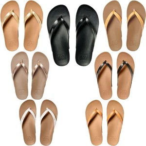 Reef Womens Cushion Bounce Court Pool Beach Flip Flop Thongs Sandals - Picture 1 of 25
