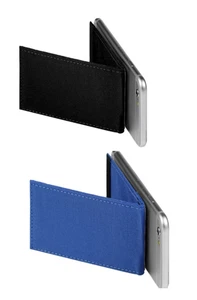 Pose RFID Handy Brieftasche für Karten zwei Fächer & Handyständer Schwarz Blau - Bild 1 von 13