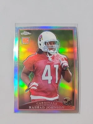 Rashad Johnson 2009 Topps Chrome Refractor Card #TC201 - Image 1 of 2