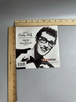 Buddy Holly ‎– Peggy Sue / That'll Be The Day - Crosley ‎– 7" Foto 1 de 4