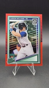 2024 Donruss Baseball Carson Williams Rated Prospect Red Velocity /99 Optic - Picture 1 of 2