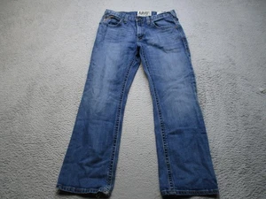 Ariat M4 Jeans uomo 32x30 stivaletto basso denim classico western cowboy rodeo - Foto 1 di 14