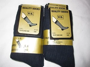 BNWT - 9 PAIRS "V.S." BLUE COTTON MIX SOCKS - 6-8.5 - Picture 1 of 1