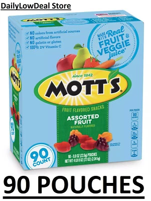 Snacks con sabor a fruta Mott's fruta surtida (90 ct.) - peso neto 72 OZ Foto 1 de 4