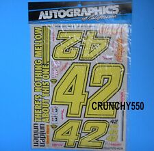 Autographics of California Decal Sticker Sheet Mello #170-42A NASCAR Vintage RC