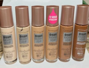Maybelline Dream Radiant Liquid Hydrating New Foundation1fl oz./30ml You Choose! - Picture 1 of 8