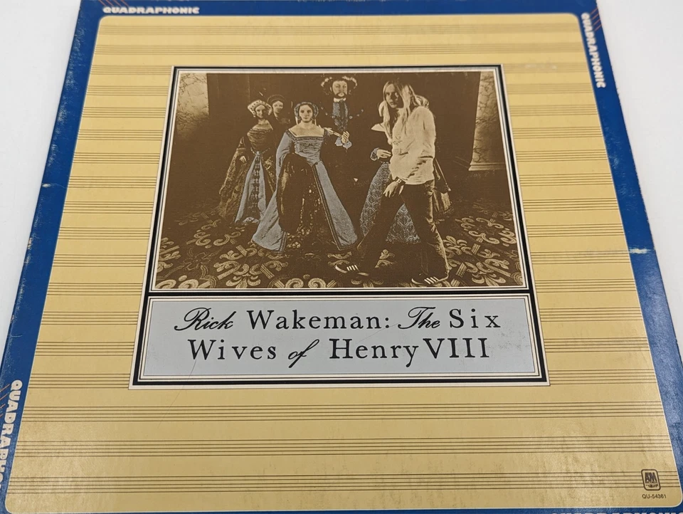 Rick Wakeman SIX WIVES OF HENRY VIII LP YES QUADRAPHONIC VG+ - Image 1 of 4