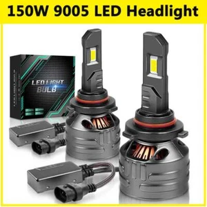 CANBUS 150W 9005 LED Headlight Kit Bulb Super Bright White 50000LM High/Low Beam - Picture 1 of 13