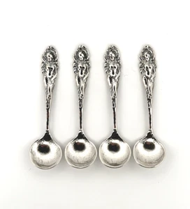 925 Sterlingsilber Mini Löffel - kleiner Löffel für Baby/Zucker & Salz Löffel 4er SET - Bild 1 von 7