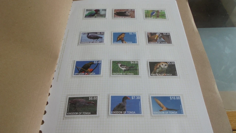 TONGA 2012 SG 1624-1635 AVES MNH Foto 1 de 1