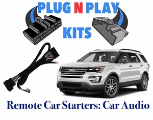2015 - 20 FORD EXPLORER  PUSH TO START 100% PLUG & PLAY CAR STARTER REMOTE START - Picture 1 of 1