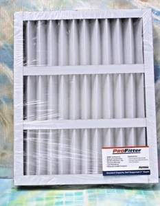 16x20 Low Resist Reduced Landfill Footprint Merv 8 Pro-Fitter HVAC AIR FILTER - Picture 1 of 5