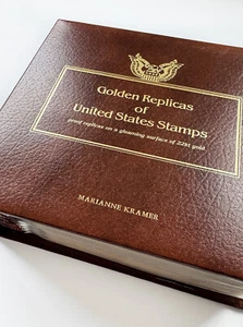 1995-1996 Vintage Collectible 22kt Gold Replica Stamp Collection First Day Issue - Picture 1 of 9