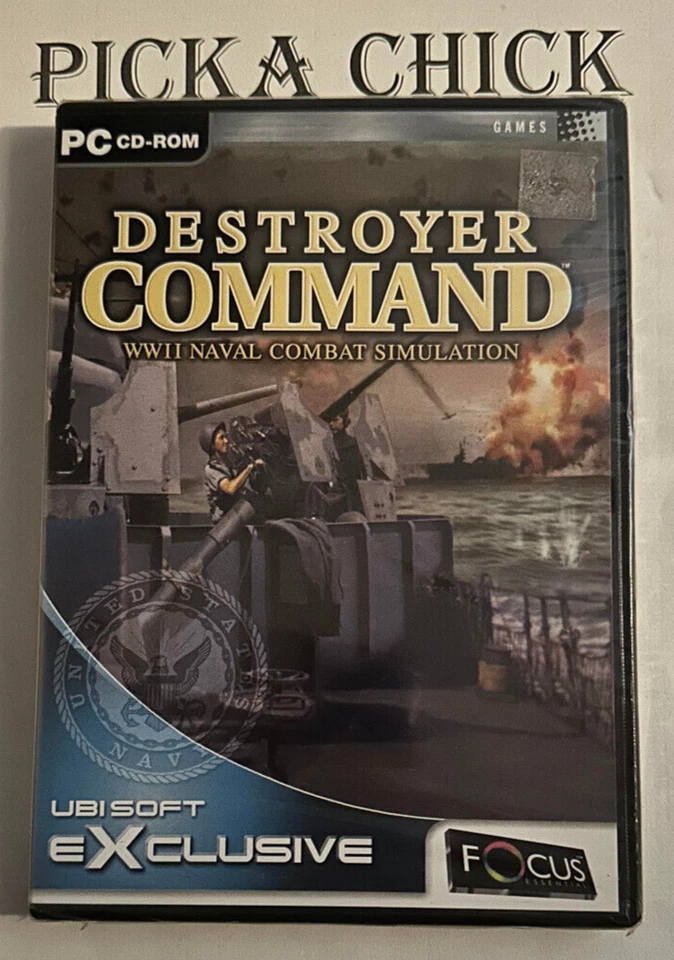 Destroyer Command Ubisoft 2001 and Fighting Steel 1998 PC Games 2 for 1