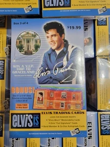 Elvis Presley 2007 Presseausweis Elvis ist werkseitig versiegelte Schachtel 11 Packungen - Bild 1 von 4