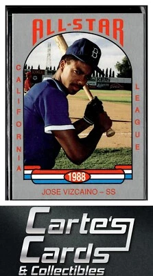 Jose Vizcaino 1988 Cal League All-Stars #47  Bakersfield Dodgers - Image 1 of 2