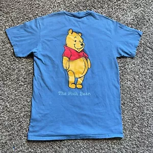 Vintage Winnie The Pooh T-shirt Size M Blue 90's Disney - Pre-owned - Picture 1 of 7