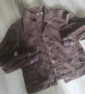 HALOGEN Nordstrom VTG size S. brown corduroy button front short collared jacket - Picture 1 of 5
