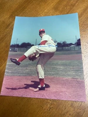 Robin Roberts Signed Autographed Vintage 8x10 Photo Philadelphia Phillies - Image 1 of 2