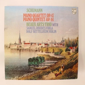 Schumann Piano Quartet Quintet LP Beaux Arts Trio Rhodes Bettelheim Philips 1975 - Picture 1 of 9