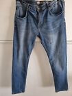 DUCK AND COVER MAYLEAD Blue Slim Fit Straight Jeans Size W38 S