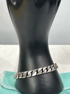 Tiffany & Co. Curb Link Bracciale 9 mm Argento Sterling 8" (NJL028812) - Foto 1 di 8