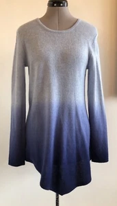 Suéter Asimétrico Lord & Taylor Cashmere Dip Dye Ombre Talla Mediana ¡Nuevo! DEFECTUOSO - Imagen 1 de 6