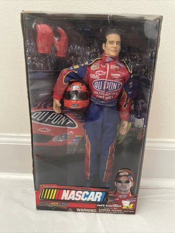 2003 NASCAR #24 Jeff Gordon DuPont Action Figure Boy Doll 12” Road Champs Cover