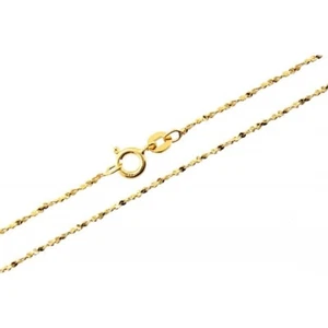 Sterling Silver Vermeil Rope Chain 16-inch Long - Picture 1 of 1