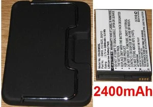 Coque + Batterie 2400mAh Pour DELL Mini 5, Streak, 20QFO 312-0225 XMH3 - Picture 1 of 1