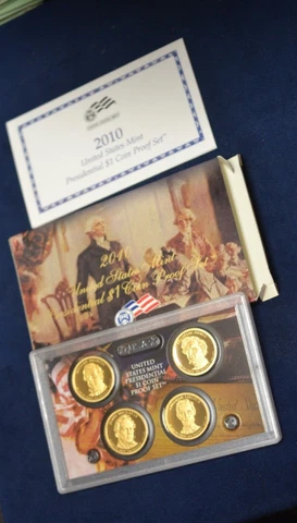 2010 Presidential $1 Coin Proof Set in OGP Cover