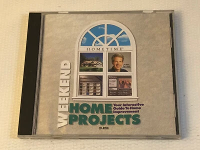 HOMETIME WEEKEND HOME IMPROVEMENT IVI PROJECTS CD ROM Windows 5.0 Dos 3.1 95 98 - Image 1 of 3