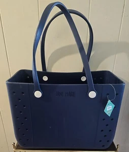 NWT Jane Marie Ocean Blue Tote (Bogg Bag) Multi-Purpose Bag - Picture 1 of 4