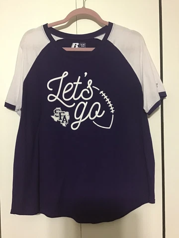 SFA Stephen F Austin State University Lumberjacks Women’s T-shirt Top XL 14-16 Cover