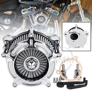 Air Cleaner Intake Filter For Harley Touring Road King Softail Sport Glide M8 - Picture 1 of 13