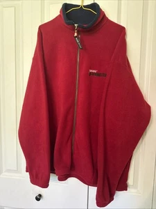 Vintage Team Flowmaster Fleece Full Zip Jacket Red Size L - Picture 1 of 5