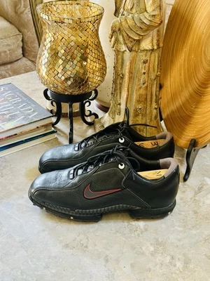 CLASSIC Nike Zoom Tiger Woods Collection TW Brown Leather Golf Shoes Men’s 9.5W - Image 1 of 4