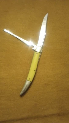 Cuchillo Ulster vintage EE. UU. 2 hojas grabado Texas palillo de dientes cuchillo de pescado - Ulster SS94 Foto 1 de 4