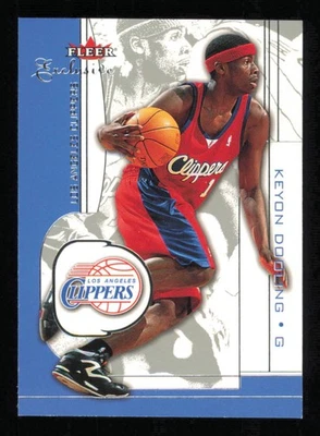 CLIPPERS DE BALONCESTO 2001-02 Fleer Exclusive #98 Keyon Dooling casi nuevos-como nuevos Foto 1 de 3