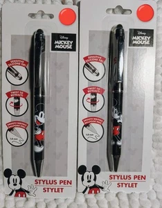 Disney Mickey Mouse STYLUS PEN STYLET 2 Pack Juego de Bolígrafos (EE. UU.) - Imagen 1 de 5