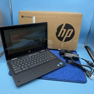 HP Fortis X360 11.6" Touchscreen Chromebook 8GB 64GB eMMC ChromeOS 9R3A1UTABA - Picture 1 of 10