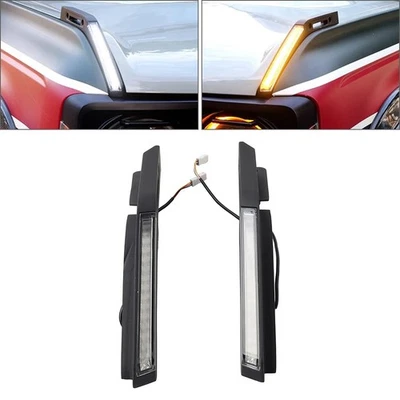 2pcs Front Hood Trail Sight Daytime Running Light For Ford Bronco 2021-2024 - Image 1 of 4