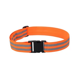 10 Pcs Adjustable Reflective Running Belt 1.5 Inch, Red-Orange - Picture 1 of 7