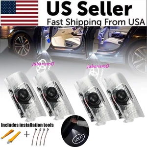 4Pcs LED HD Door Puddle Courtesy Ghost Shadow Lights For Toyota Camry Corolla - Bild 1 von 17