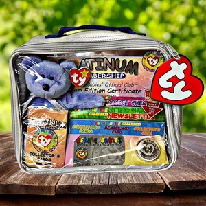 TY Beanie Babies Official Club Platinum Membership Kit 1999 Limited Edition Seal - Picture 1 of 7